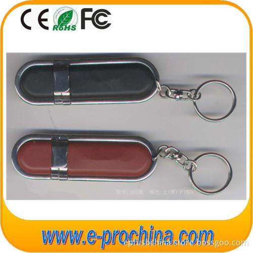 Colorful Leather USB Pen Drive with 128MB to 64GB Memory (EL007)